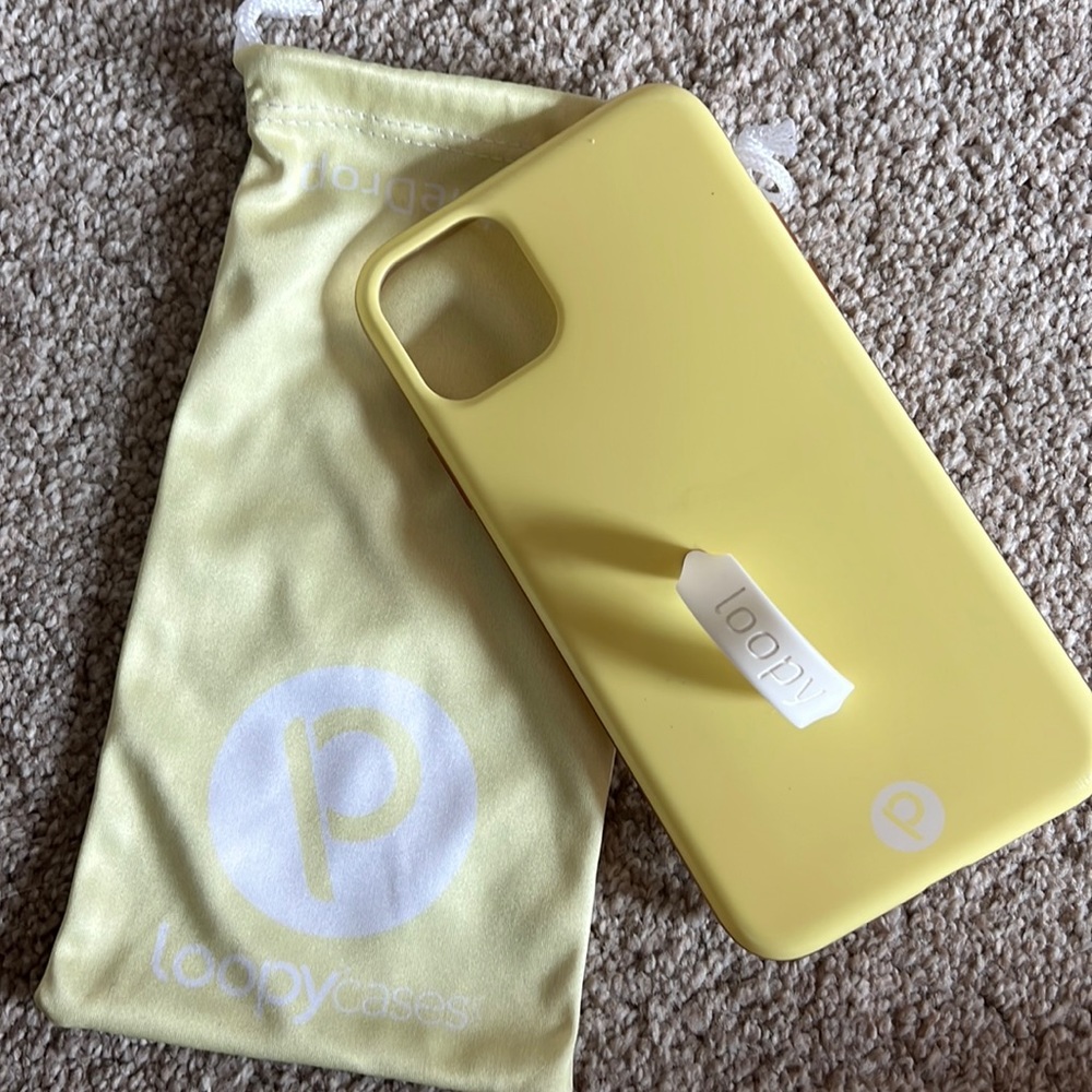 Yellow iPhone 11 Pro loopy case